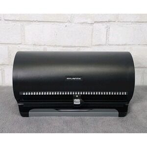 Atlantic Disc Manager 80 Disc CD/DVD Desktop Storage Organizer Black Retro